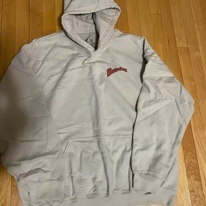 VINTAGE BUDWISER beige hoodie - XL